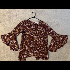 Lauren Conrad Runway Backless Blouse Unicorns